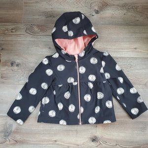Black Polka Dot Toddler Jacket